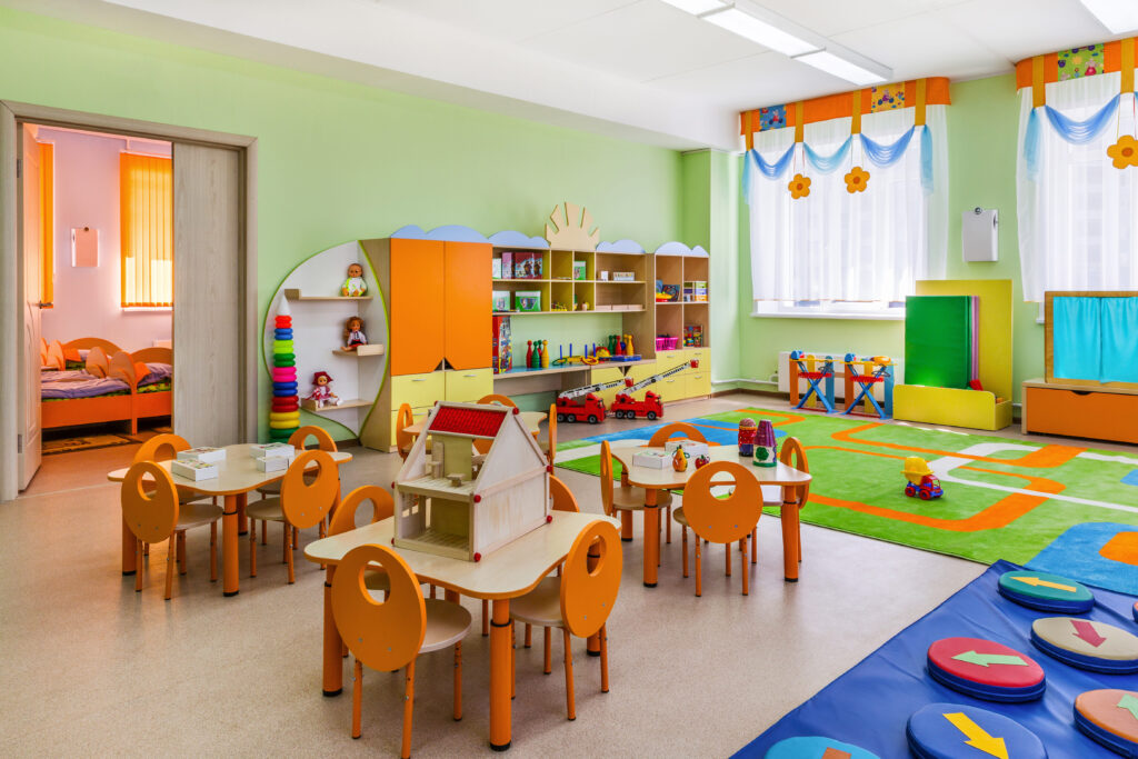 colorful playroom with toys kindergarten (1)